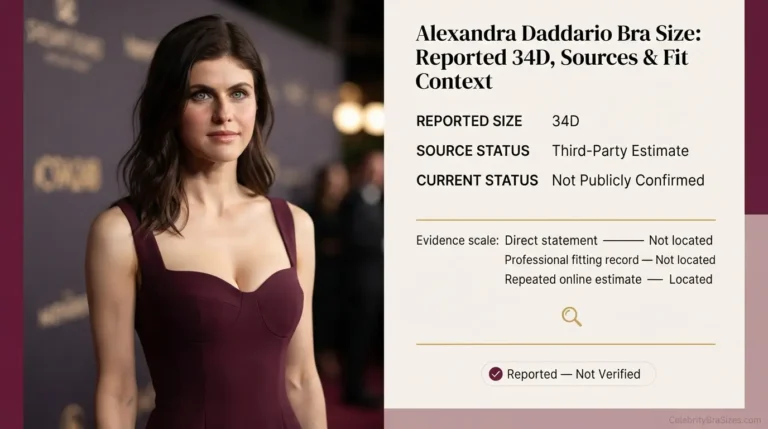 Alexandra Daddario Bra Size