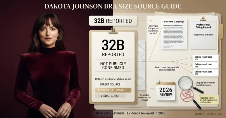 Dakota Johnson Bra Size