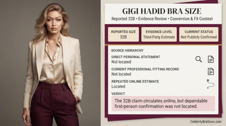 Gigi Hadid Bra Size