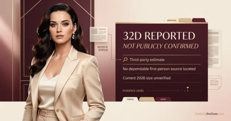 Katy Perry Bra Size