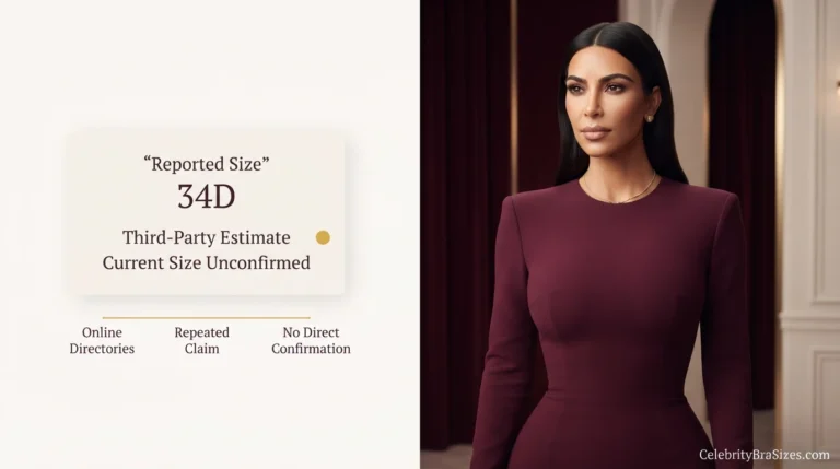 Kim Kardashian Bra Size: 34D Reported, Sources & Fit