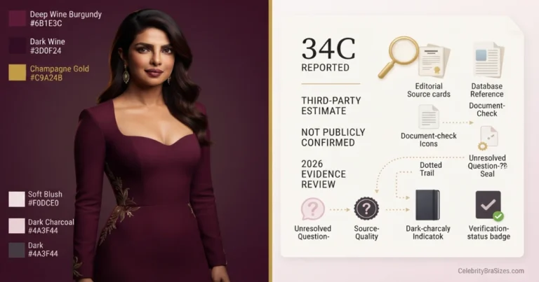 Priyanka Chopra Bra Size