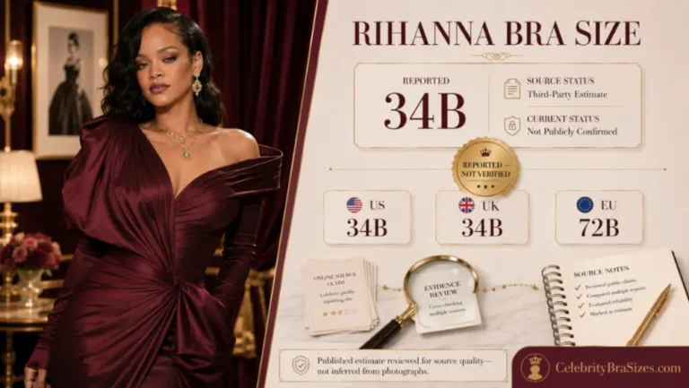 Rihanna Bra Size: 34B Reported, Sources & Fit