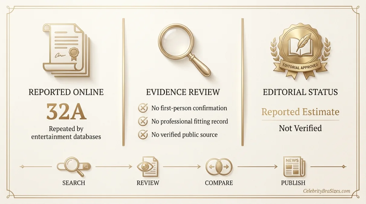 Taylor Swift reported 32A bra size conversion guide for US UK and EU sizing
