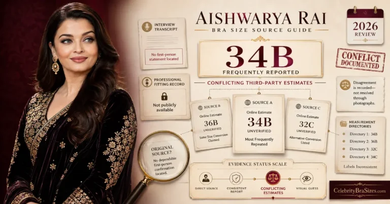 aishwarya rai bra size