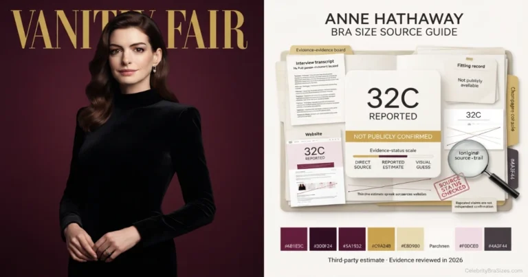 Anne Hathaway Bra Size