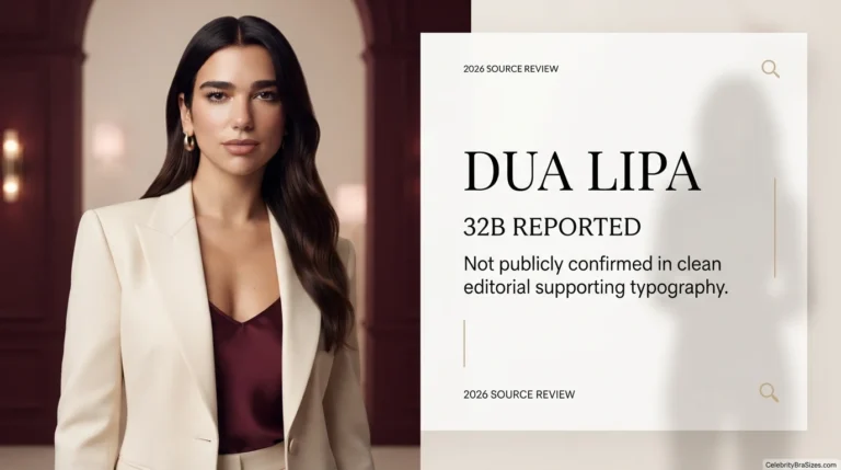 Dua Lipa Bra Size